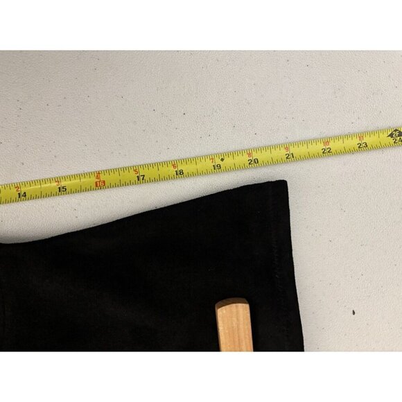 Aldo Over The Knee Sock Boots Black Women 9 Faux Suede Block Heel - Picture 12 of 15